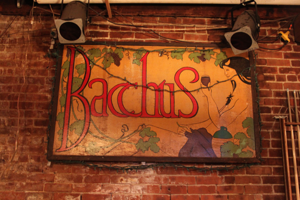 Bacchus is a popular local spot for both food and drinks. Photo by Marcella Sorbellini