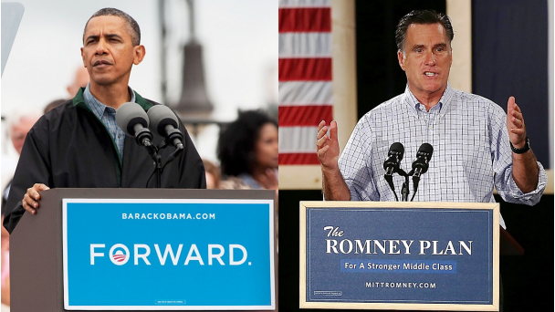 President Barack Obama and Republican candidate Mit Romney. Photo courtesy of BET.com