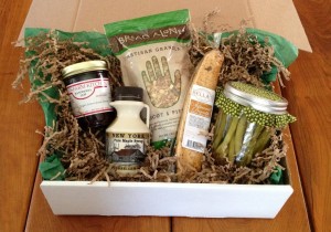 The Bounty Box features five treats from local farmers in the Hudson Valley region. Photo courtesy of Mary Kelso