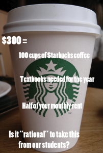 What $300 realistically means to students.