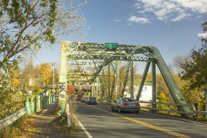 The Carmine Liberta Bridge as seen from the Town of New Paltz. Photo by Vincent Carnevale