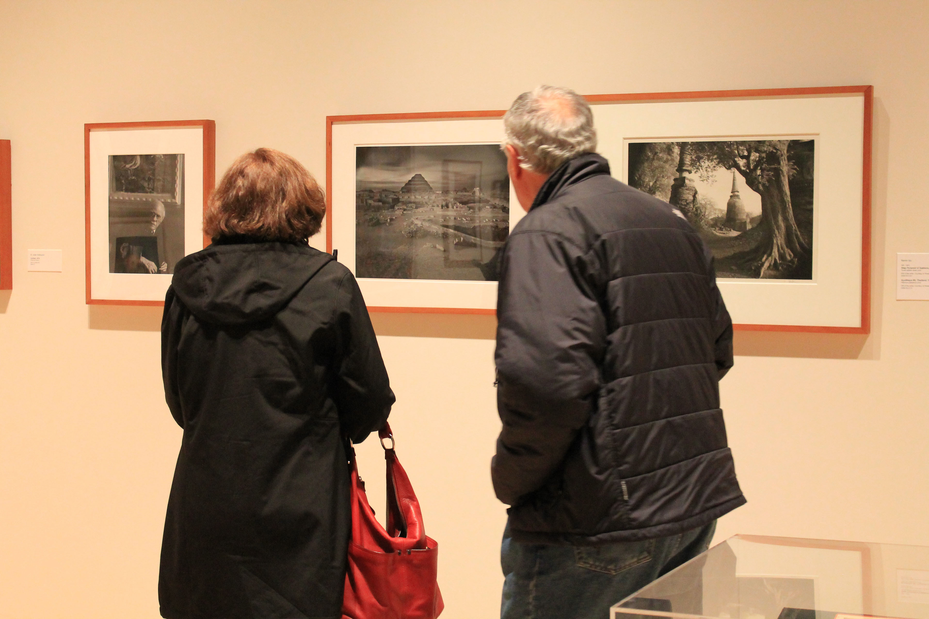 Photography on display welcomed observation and discussion. Photo by Audrey Brand