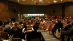 The International Women’s Day event, held in Lecture Center 100, attracted over 200 people. Photo by Hannah Nesich.