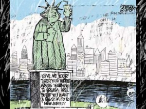 Bloomberg's ban on large sugary drinks has some New Yorkers heated. Cartoon Courtesy of article.wn.com