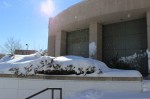 Samuel Dorsky Museum of Art after snow storm. Photo by Kate Bunster.